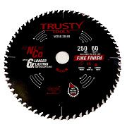 Диск пильный Trusty-Tools Fine Finish чистый рез с тефлоновым покрытием 250х30 60T