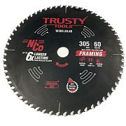 Диск пильный Trusty-Tools Framing по дереву с тефлоновым покрытием 305х30 60T