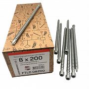 Конструкционные саморезы FTLD 8х200 полнорезьбовые (50 шт)